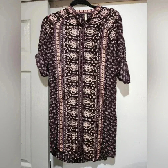 RARE Spell Gypsiana Button-down Shirt Dress size XS - Picture 3 of 9